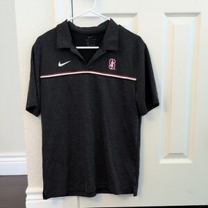 Nike Stanford Black Dri-FIT Polo